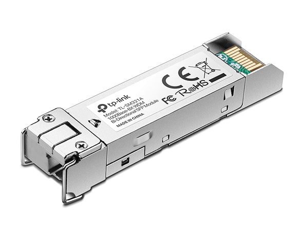 TP-Link SM321A 1000Base-BX WDM Bi-Directional SFP Module, LC connector, TX:1550nm/RX:1310nm, single-mode, 10km TP-Link SM321A 1000Base-BX WDM Bi-Directional SFP Module, LC connector, TX:1550nm/RX:1310nm, single-mode, 10km